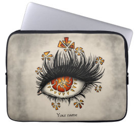 Hexy Eye Gothic Horror Art Laptopschutzhülle