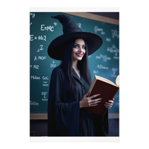 Hexy Science Teacher - Magischer Unterricht Fotodruck