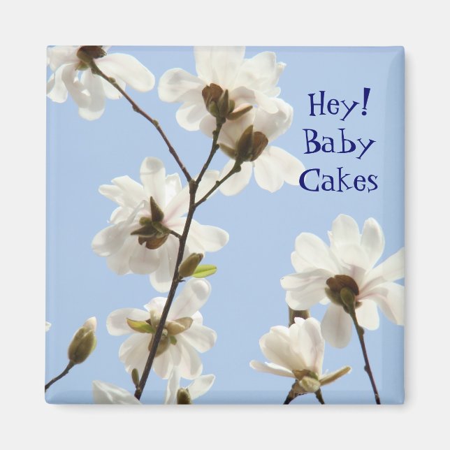 Hey Baby Cakes! Magnet Liebe Sweetheart Magnolias (Vorne)