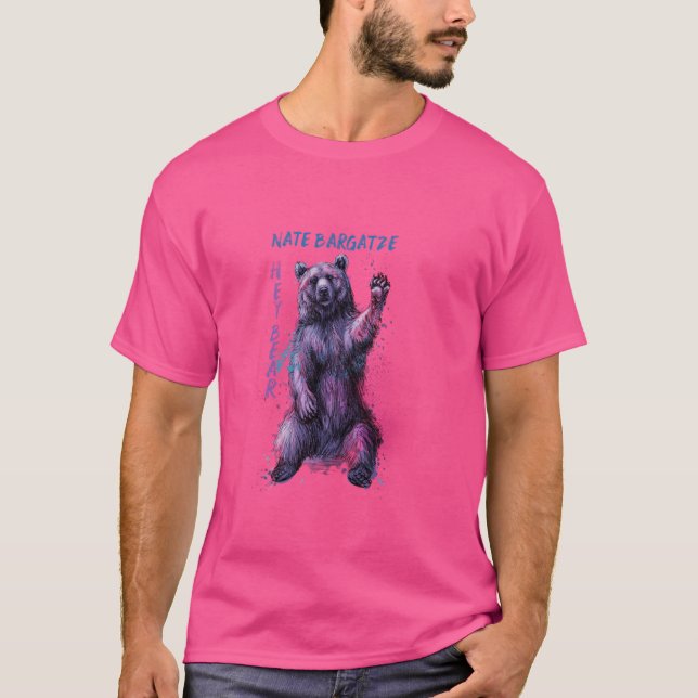 Hey, Bär! Malerei T-Shirt (Vorderseite)