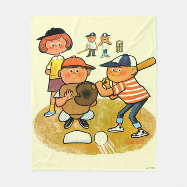 Hey Batter! Fleecedecke (Vorderseite)