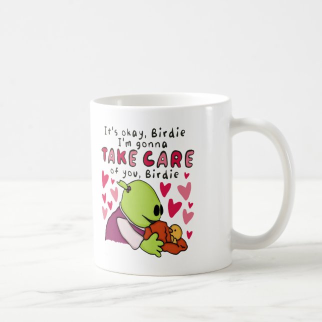 Hey Birdy Es ist okay Birdy Tasse, Nanalan Tasse (Rechts)