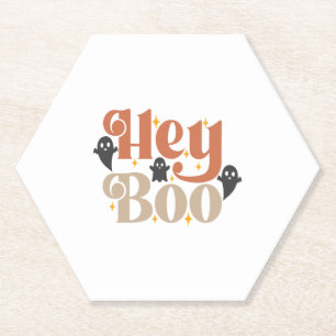 Hey Boo Boho Halloween Hey Boo Geist Untersetzer