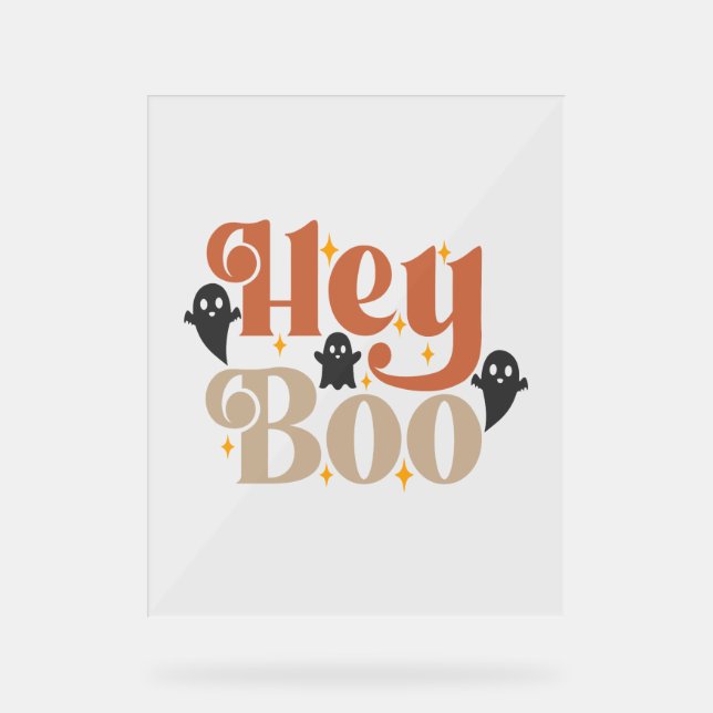Hey Boo Boho Halloween Hey Boo Ghost (Recto)