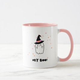 Hey Boo Ghost Halloween Mug