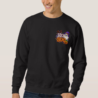 HEY BOO Halloween Familien-Matching-Outfits Sweatshirt