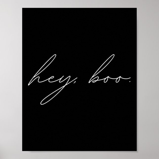 Hey, Boo Halloween Poster (Vorne)