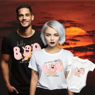 Hey Boo Niedlich Pink Ghost Baby Girl Erste Hallow T-Shirt
