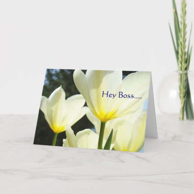 Hey Boss MERRY MERRY Weihnachten an Sie! (Vorderseite)