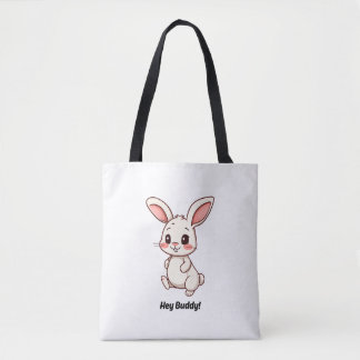 Hey Buddy Süße Cartoon-Hase Kawaii-Schultertasche Tasche