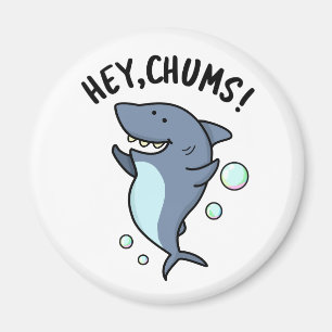 Hey Chums Niedlich Toothy Shark Pub Magnet
