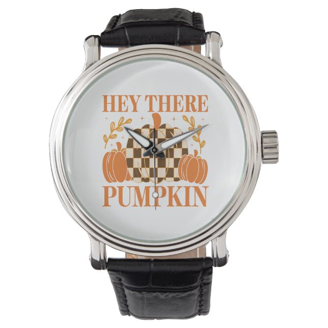 Hey Da Pumpkin Armbanduhr (Vorderseite)