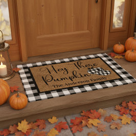 Hey da Pumpkin Custom Family Herbst Fußmatte