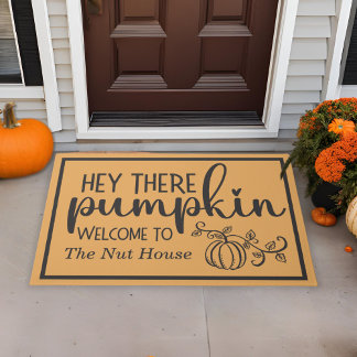 Hey Da Pumpkin Custom Willkommen Fußmatte