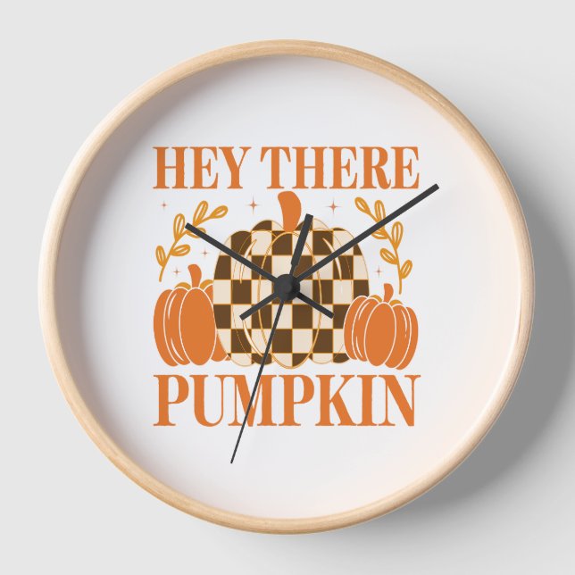 Hey Da Pumpkin Uhr (Vorderseite)