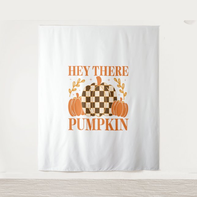 Hey Da Pumpkin Wandteppich (Vorderseite)