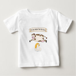 Hey Diddle Diddle, die Kuh sprang über den Mond Baby T-shirt