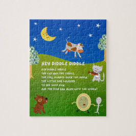 Hey Diddle Diddle Kinderreim-Puzzle