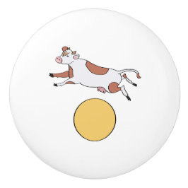 Hey Diddle Diddle über die Moon Kinderzimmer Dekor Keramikknauf