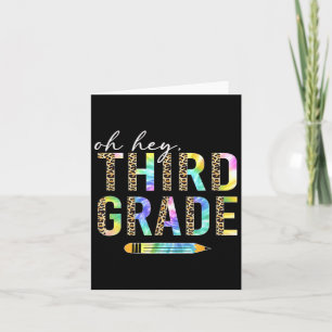 Hey, dritter Klasse zurück an die Schüler 3. Gra Karte