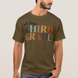 Hey, dritter Schulabschluss für Lehrer und T-Shirt