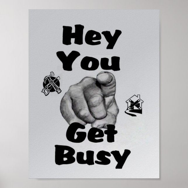 Hey, du bekommst viele Zuhause-Reparaturen Poster (Vorne)