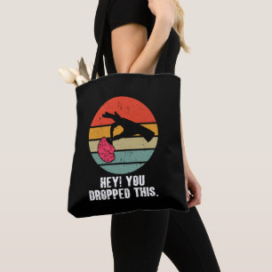 Hey, du hast das Hirn verloren Lustiger Meme-Witz  Tasche