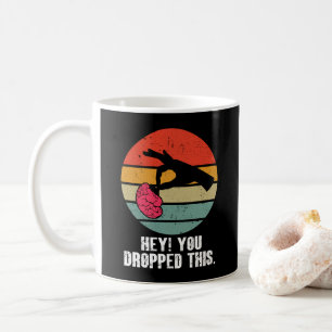 Hey, du hast diesen Brain Funny Meme Joke Retro fa Kaffeetasse