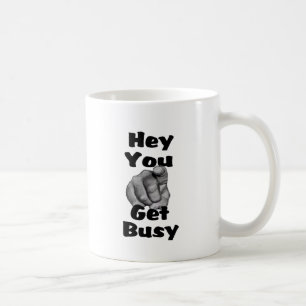 Hey Du Werde Aktiv Finger Kaffeetasse