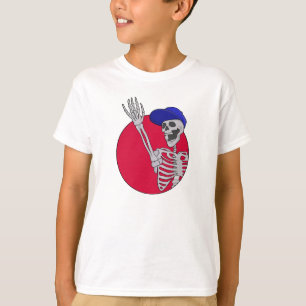 Hey Freunde Cooler und lustiger Skelett T-Shirt