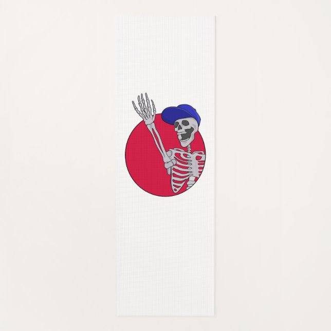 Hey Friends Cool und Funny Skeleton Yogamatte (Vorderseite)