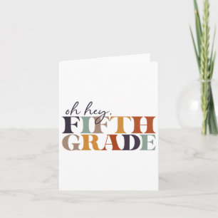 Hey, Fünfte Klasse CK für Lehrer und S Karte