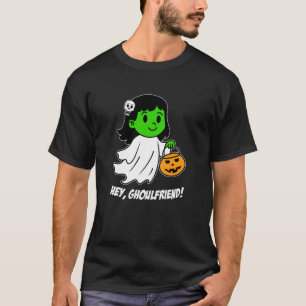 Hey Ghoulfreundin Ghoul Halloween Süße Wortspiel M T-Shirt