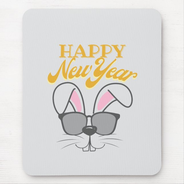 Hey, hallo! Happy New Year Buddy Mousepad (Vorne)