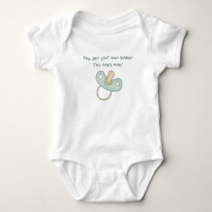 Hey, hol dir deinen eigenen Schnuller! Der hier is Baby Strampler