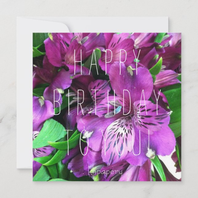 Hey jolie fille ! Carte d'anniversaire (Devant)