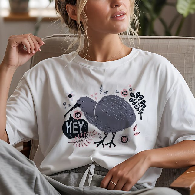 Hey Kiwi, New Zealand T-Shirt (Von Creator hochgeladen)