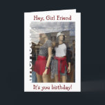HEY MIRL FRIEND - ES IST IHR GEBURTSTAG (LASS'S SH KARTE<br><div class="desc">MACHEN SIE EINIGE SCHÄDEN... WIR HABEN ALLE EINMAL ODER ZWEI EINKAUFSZEITEN MIT UNSEREN MÄDCHEN FREUNDEN. HABEN SPASS UND SENDEN SIE DIESE MANNEQUINS AN IHREN BESTEN GAL-FREUND AM BESTEN TAG!</div>