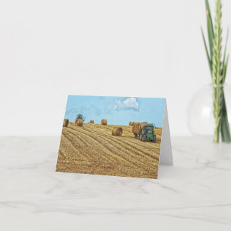 Hey, nur Sprichwort Hey, Hay Pun Funny Minimalisti Karte