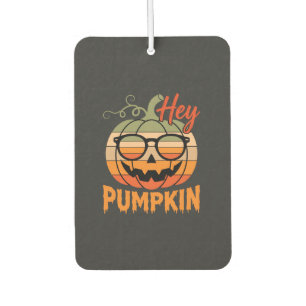 Hey Pumpkin Retro Halloween Sonnenbrille Autolufterfrischer