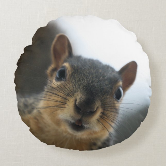 Hey, Rundes Kissen (Vorderseite)