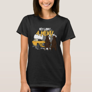 Hey schau Ein Menü Manuelles Schalten und Pedal T-Shirt