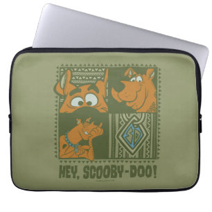 Hey Scooby-Doo Tribal Square Grafik Laptopschutzhülle