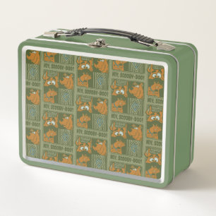 Hey Scooby-Doo Tribal Square Grafik Metall Brotdose