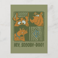 Hey Scooby-Doo Tribal Square Grafik