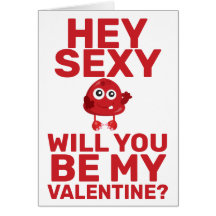 Hey Sexy Naughty Cheeky Monster mignon Rouge Valen