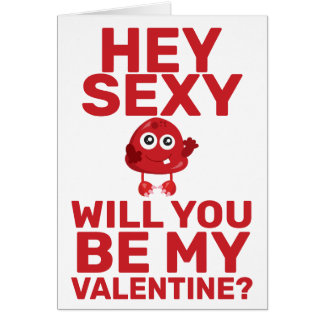 Hey Sexy Naughty Cheeky Monster mignon Rouge Valen