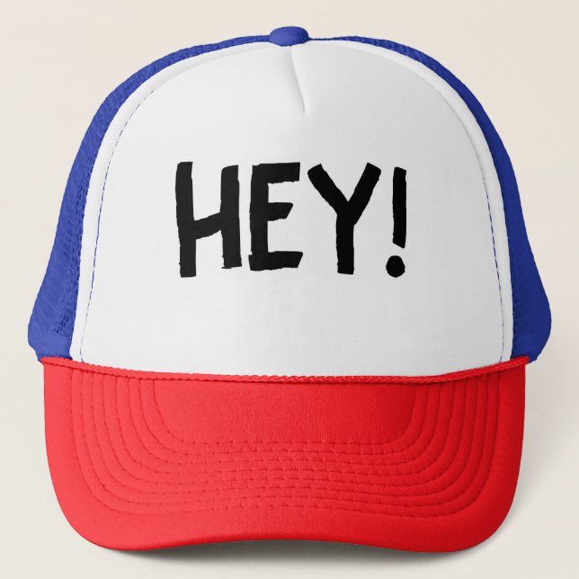 hey Shirt Truckerkappe (Vorderseite)