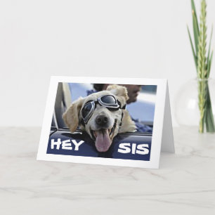 HEY ***SIS*** HAT EINEN COOLEN GEBURTSTAG VON COOL KARTE