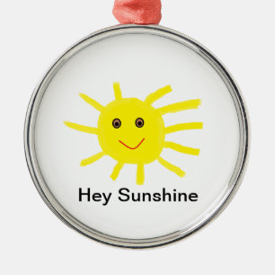 Hey Sonnenschein Ornament Aus Metall